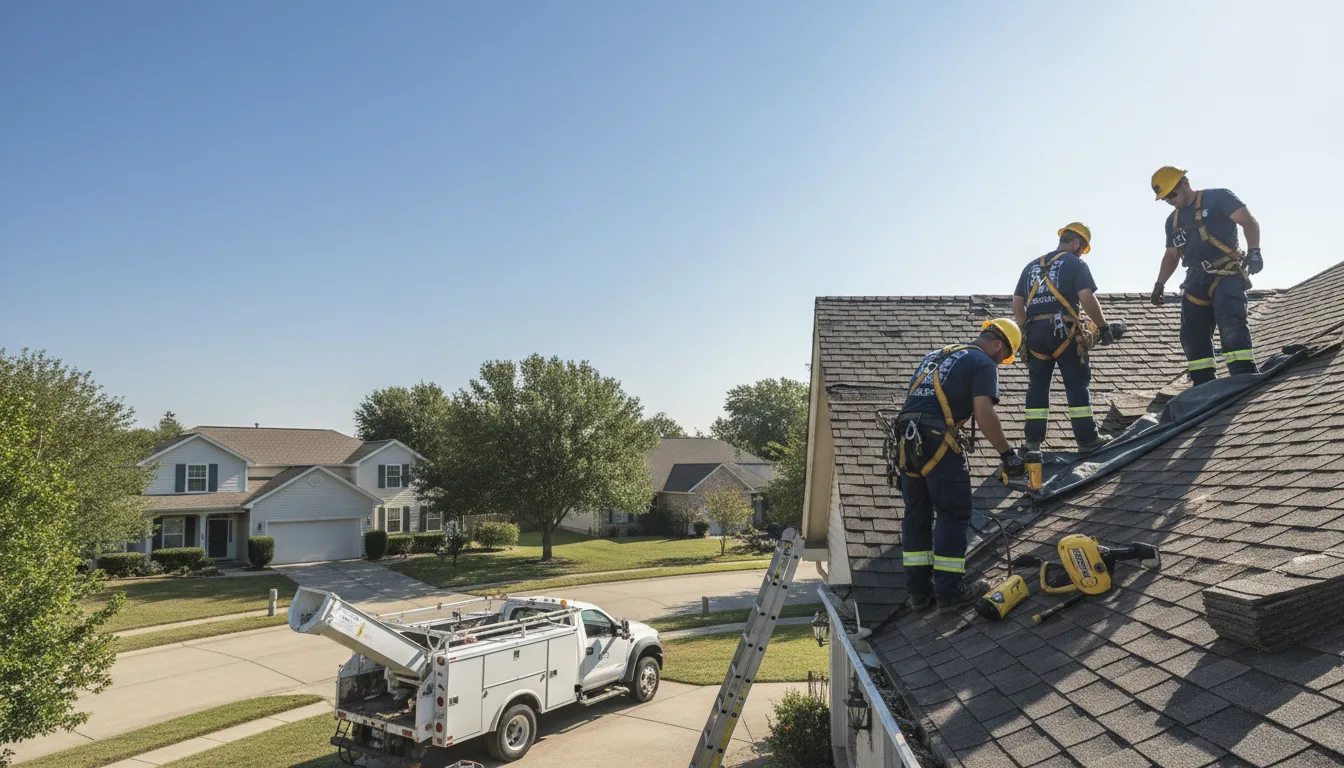 Emergency Roof Repair in Scroggins, TX near me